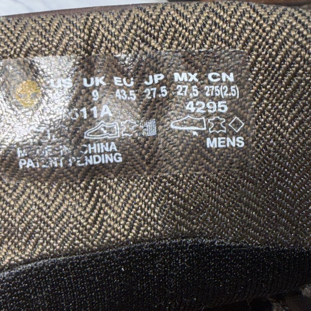 Timberland Earthkeeper Anti Fatigue Brook Park Brown Leather Chukka Boots Sz 9.5 - Picture 8 of 12
